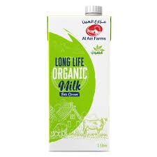 Al Ain Farms UHT Organic Full Cream Milk, 1L