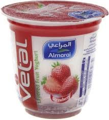 Almarai Vetal Layered Fruit Yoghurt Strawberry, 6x140g