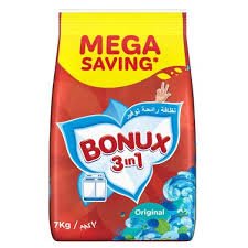 Bonux High Set Detergent Powder Mega Box, 2x2.5kg