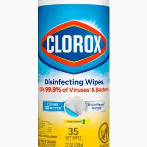 Clorox Lemon Fresh Disinfecting Wipes Can, 35 Count
