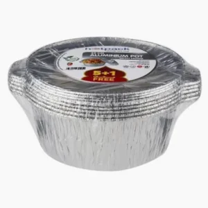 Hotpack Aluminium Pot 25cm, 5+1 FREE