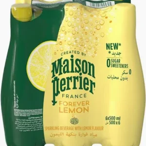 Perrier lime Flavor Sparkling Natural Mineral Water Slim Can, 10x250ml