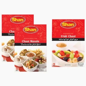 Shan Chaat Masala, 2x100g + Fruit Chaat, 50g, Offer Pack