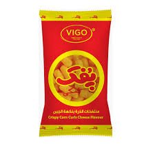 Vigo Pofak Namaki Crispy Corn Curls Cheese Flavour 12 × 18g