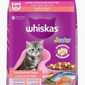 Whiskas Tuna & Salmon Flavour Dry Food for Mother & Kitten, 1.1kg